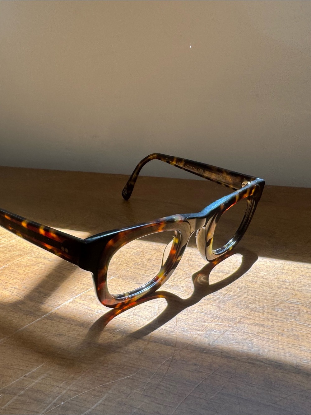 MOSCOT FRITZ 42 Tortoiseshell Square Frame Glasses in - Picture 2 of 8